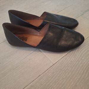 Miz Mooz Black Leather Flats